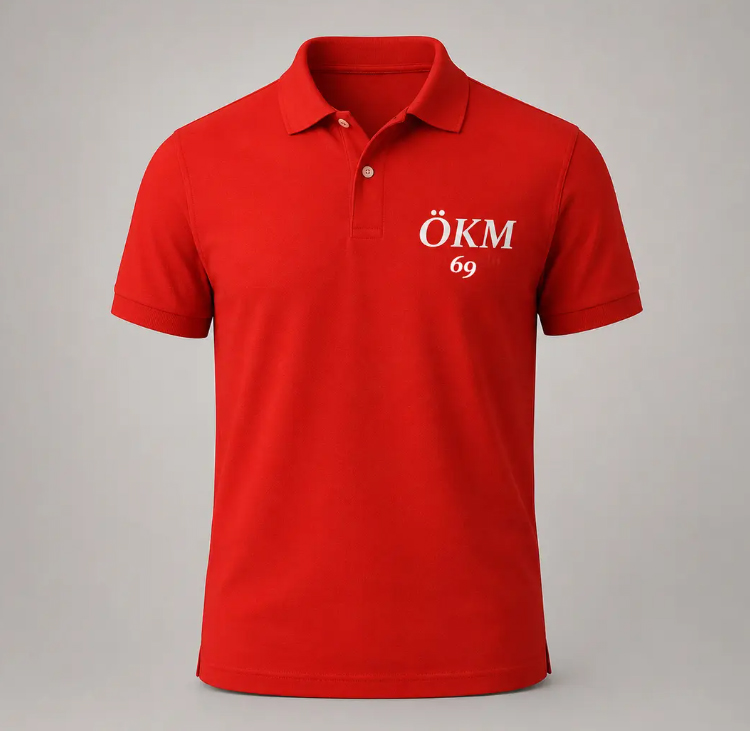 ÖKM69 Logo Herren Polohemd - ÖKM Magazin Kleidung